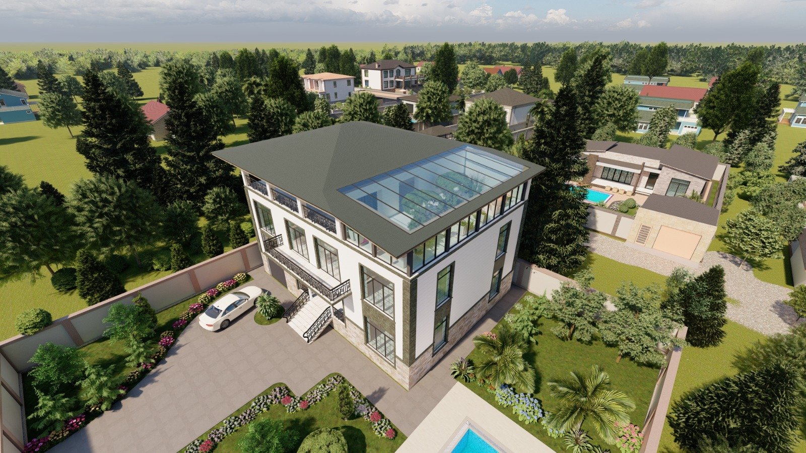 Memarlıq layihəsinin 3D renderi — 9