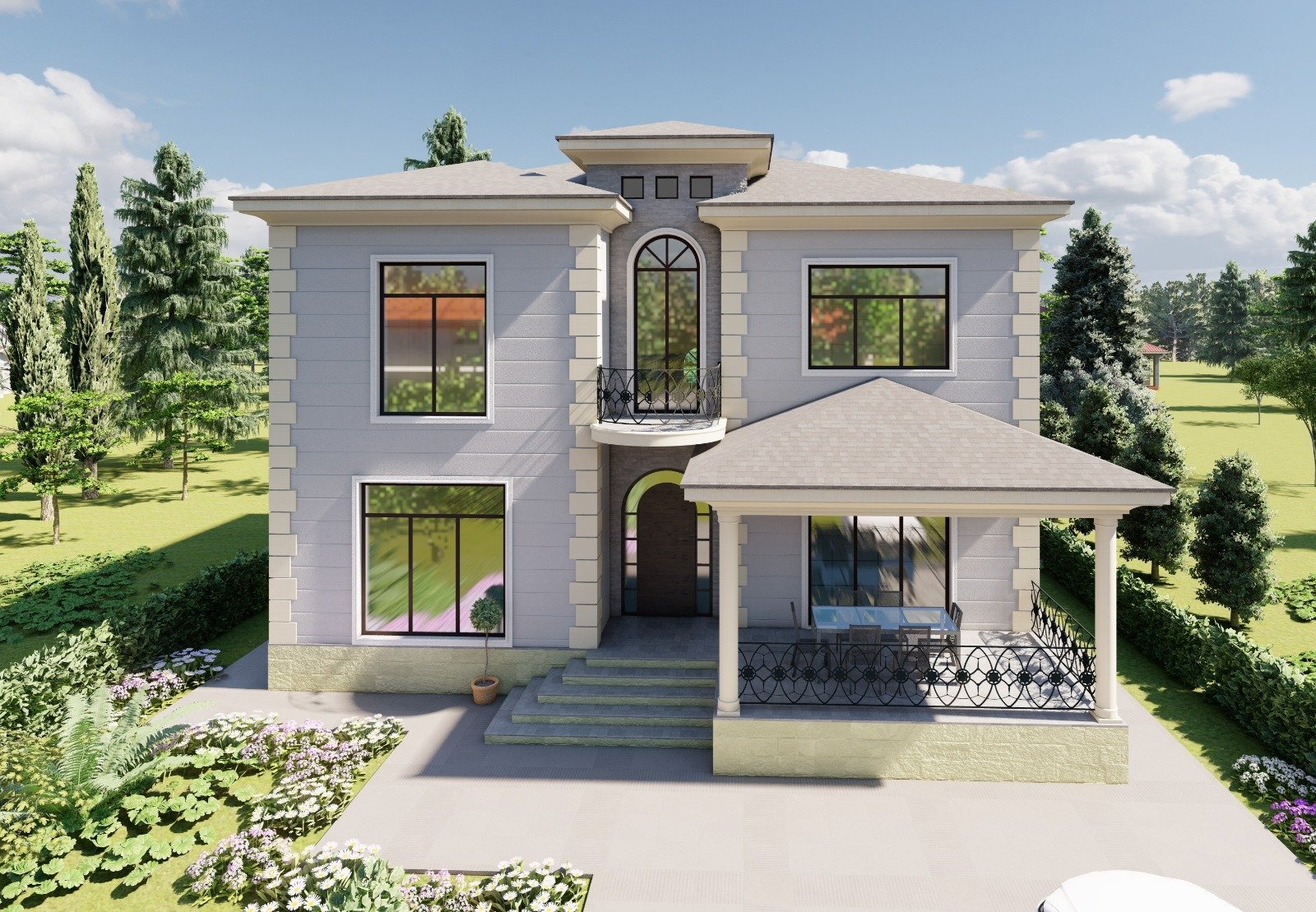 Memarlıq layihəsinin 3D renderi — 21